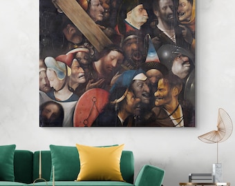 Die Kreuztragung Christi von Hieronymus Bosch – Gemälde aus den Niederlanden aus dem frühen 16