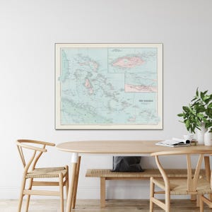 1895年 バハマ諸島の地図 カリブ海諸島 地理 バハマの歴史 地図作成 装飾 美術印刷