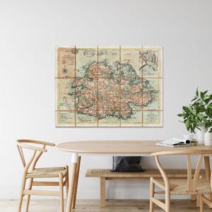 1779年のアンティグア・カリブ海の地図 アンティグアの歴史 地図作成 装飾 美術印刷