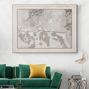 1786 Map of Port-au-Prince Haiti – Colonial Caribbean Cartography Showing French Urban Planning Before the Haitian Revolution