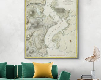 1777 Battle of Forts Clinton & Montgomery Military Map – Detailed Revolutionary War Plan Showing Troop Movements, Fortifications and Terrain
