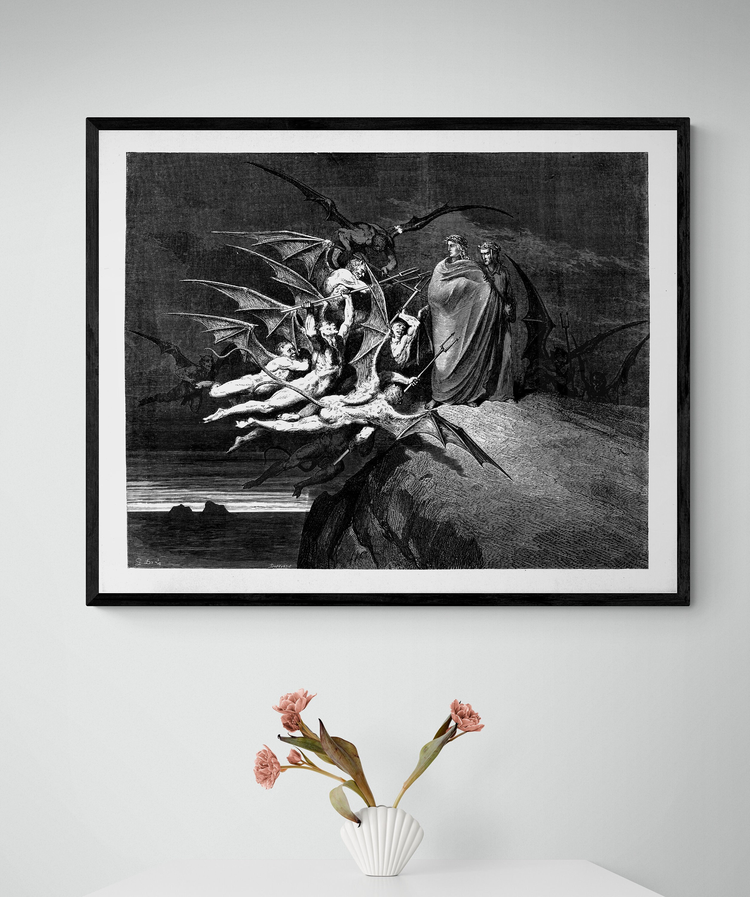 Beetlejuice Dante’s Inferno 8x11 art print