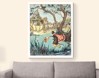 【原画】『猫の町の住民』ファンタジー　ゴシック　中世　絵画　アンティーク ヴィンテージ、ルイス・ウェイン（1860−1939）「オランダの猫、ダッチ