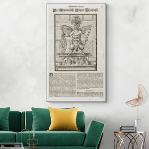 Quetzalcoatl – 17th Century Aztec Feathered Serpent God Art Print | Mesoamerican Mythology Decor | Pre-Columbian History Poster