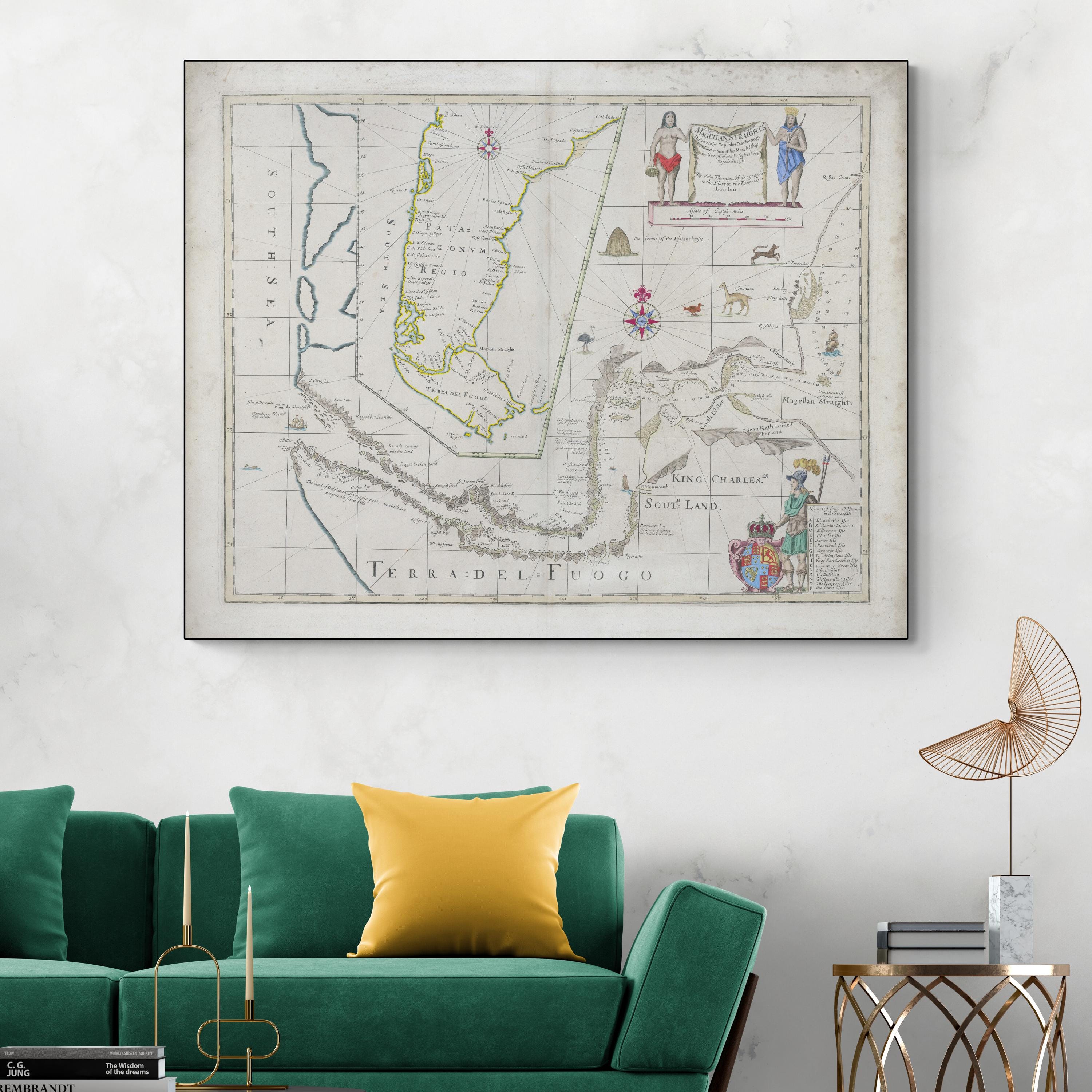 1600 america map - Etsy 日本