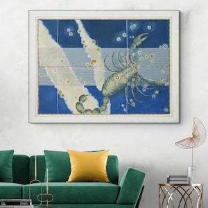 17th Century Scorpio Sternzeichen Illustration Sternzeichen Konstellation Astrologie Dekor Fine Art Print