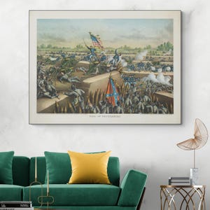Third Battle of Petersburg 1865 – Appomattox Campaign Civil War Art Print | Historic Military Illustration | Fine Art American History Decor