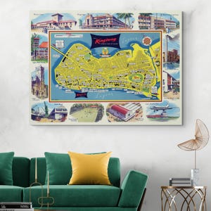 1958 Map of Lagos Nigeria – Mid-20th Century Urban Map Showing Colonial Infrastructure, Roads, Harbor & Development in West Africa