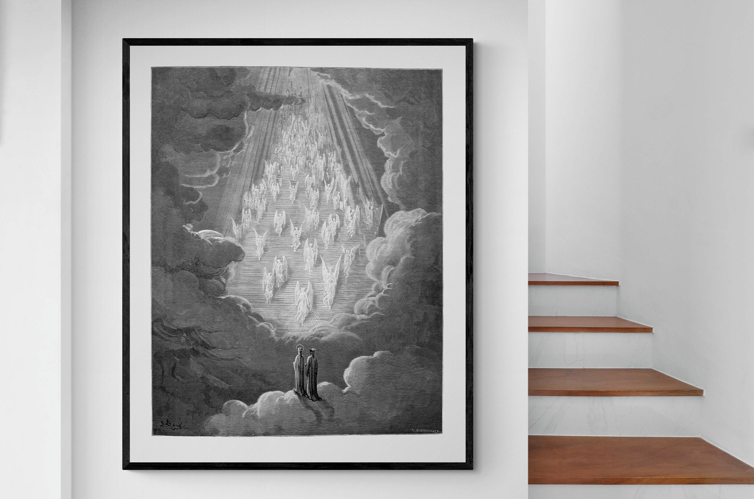 Beatrice and Dante in the Sphere of Saturn Divine Comedy Paradise Dante