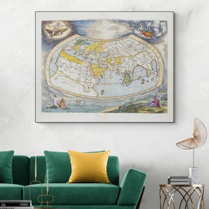 1578年 ルモルド・メルカトル プトレマイオス朝古代世界地図 地図作成 歴史 装飾 美術印刷