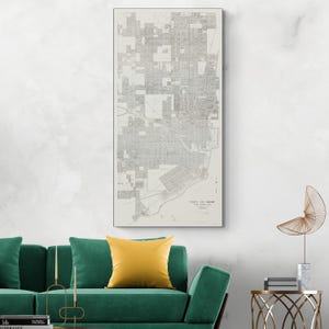 1924 kaart van Miami Dade County, Zuid-Florida Amerikaanse geschiedenis cartografie decor Fine Art Print