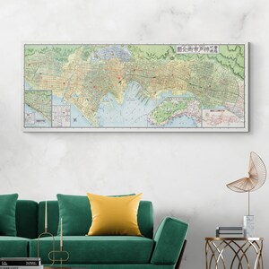 1932 Map of Kobe, Japan – Pre-WWII Urban Map Showing Port Infrastructure, City Streets, Railways & Interwar Japanese Industrial Growth