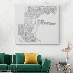 1926 Map of Temple Terrace Estates – Historic Real Estate Development in Tampa Florida Showing Plots, Streets & 1920s Garden Suburb Planning
