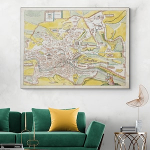 16th Century Ligorio Map of Ancient Rome – Renaissance Reconstruction of Imperial Roman Topography, Monuments, Roads & Urban Layout