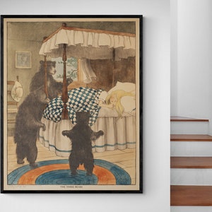 Goldilocks and the Three Bears Fairy Tale Vintage - Etsy