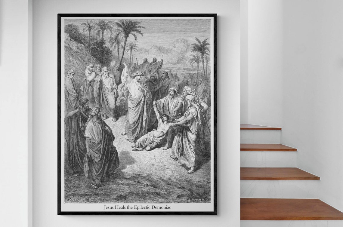 Jesus Healing the Lunatic Gustave Dore Antique Christianity - Etsy