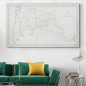 Map of Hunt & Stuart Expedition – Landmark Western Exploration Cartography Showing Paths that Shaped the Oregon Trail and American West