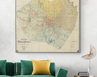 Carte de Bucarest, Roumanie, 1899 - Cartographie historique - Développement urbain, frontières politiques et croissance culturelle au tournant du siècle