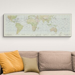 1968 NASA Apollo 9 missie traject pad orbitale vlucht planning kaart ruimte race geschiedenis astronomisch decor Fine Art Print