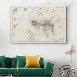 1843 britische Admiralität Seekarte Hongkong China chinesische Opiumkriege Geschichte Kartographie Dekor Fine Art Print