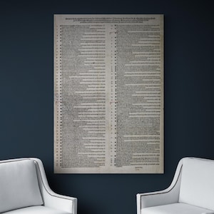 Martin Luther’s 95 Theses – 1517 Nuremberg Printing Art Print | Protestant Reformation Decor | Fine Lutheran Christianity Poster image 3