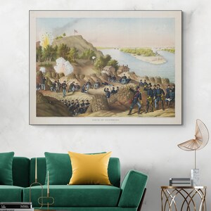 Battle of New Orleans – War of 1812 Military Art Print | Historic American Victory Illustration | Fine Art U.S. History Wall Decor