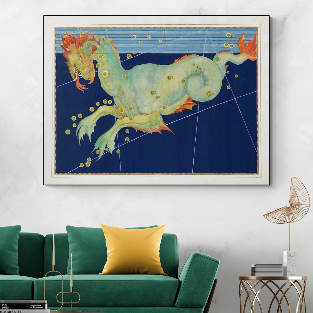 17世紀 くじら座 十二支 イラスト 星座 占星術 装飾 美術印刷 - Etsy 日本