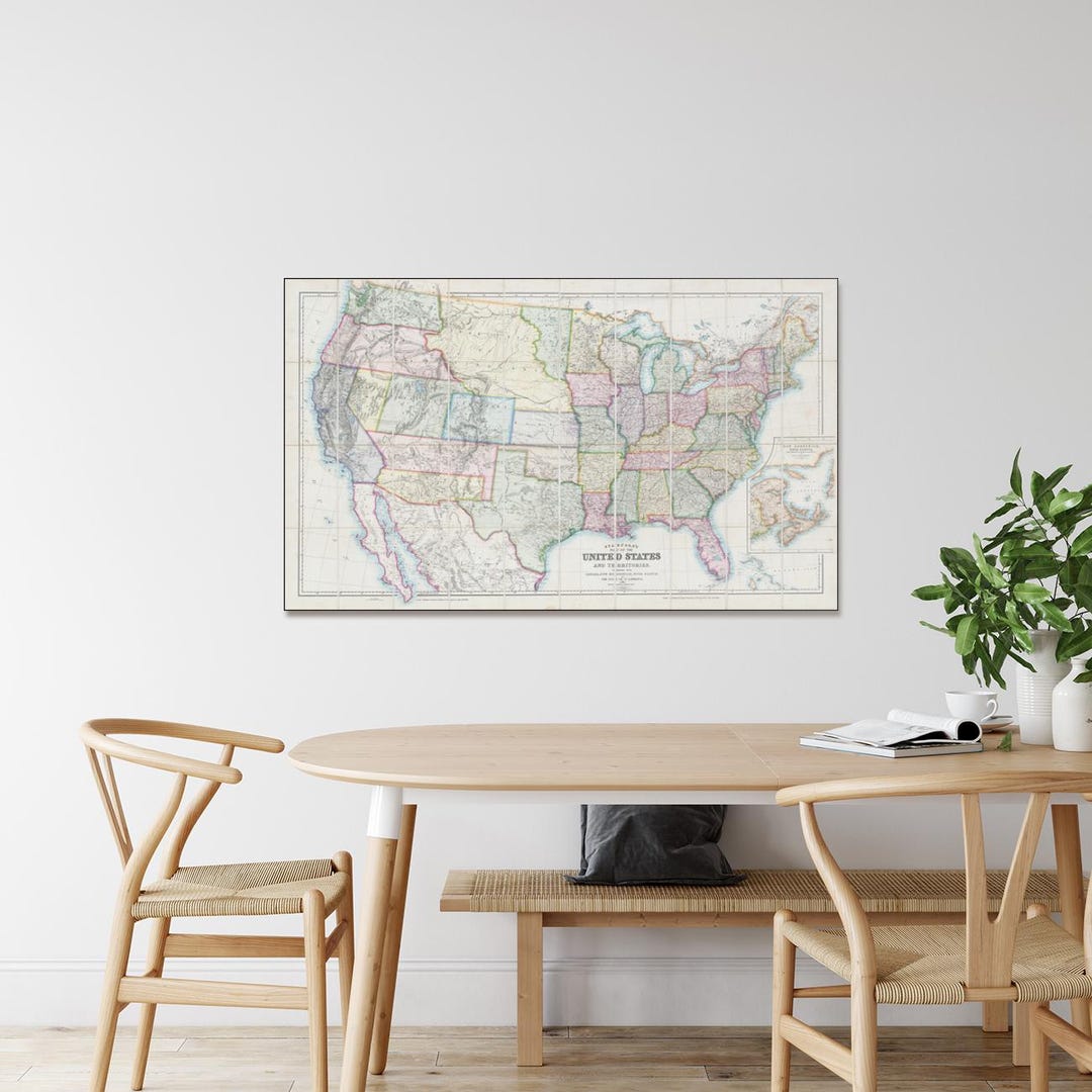 1861 Map of the United States of - Il 1080xN.6441538984 Rsqm 