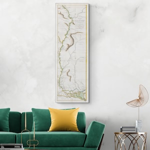 1775 Kaart van de Mississippi-rivier Amerikaanse Onafhankelijkheidsoorlog Cartografie Geschiedenis Decor Fine Art Print