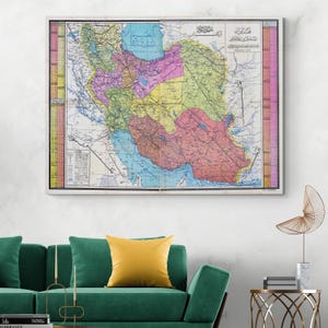 中東の固有名地図 - Etsy 日本