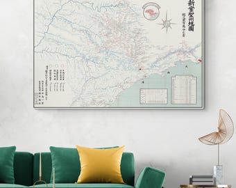1925 Japanese Map of State of Sao Paulo Brazil – Urban & Rural Areas, Railways, Roads, Rivers, Agriculture, Industry and Immigration