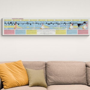 1949 U.S. Economic Timeline – Historic Post-WWII Chart Showing Industry, Policy, and Financial Growth from Colonial Era to Mid-20th Century