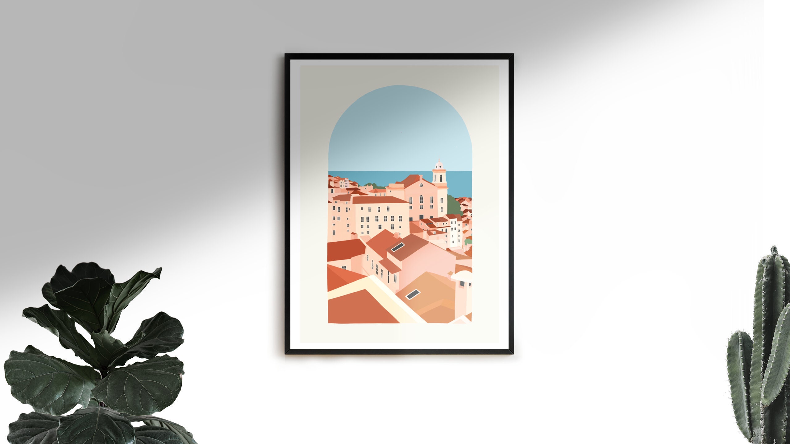 Lisbon A4 Signed Art Print Lisbon Portugal Travel Print Etsy Hong Kong