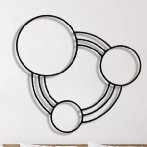 black metal minimalist wall hanging, metal geometric sign for wall,wheatherproof outdoor wall decor,abstract metal wall sculpture