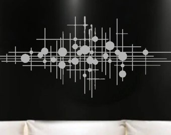 3-silver metal luxury wall decor outdoor,metal geometric wall hanging,silver metal chic wall decor,metal wall sculpture,home accessories,