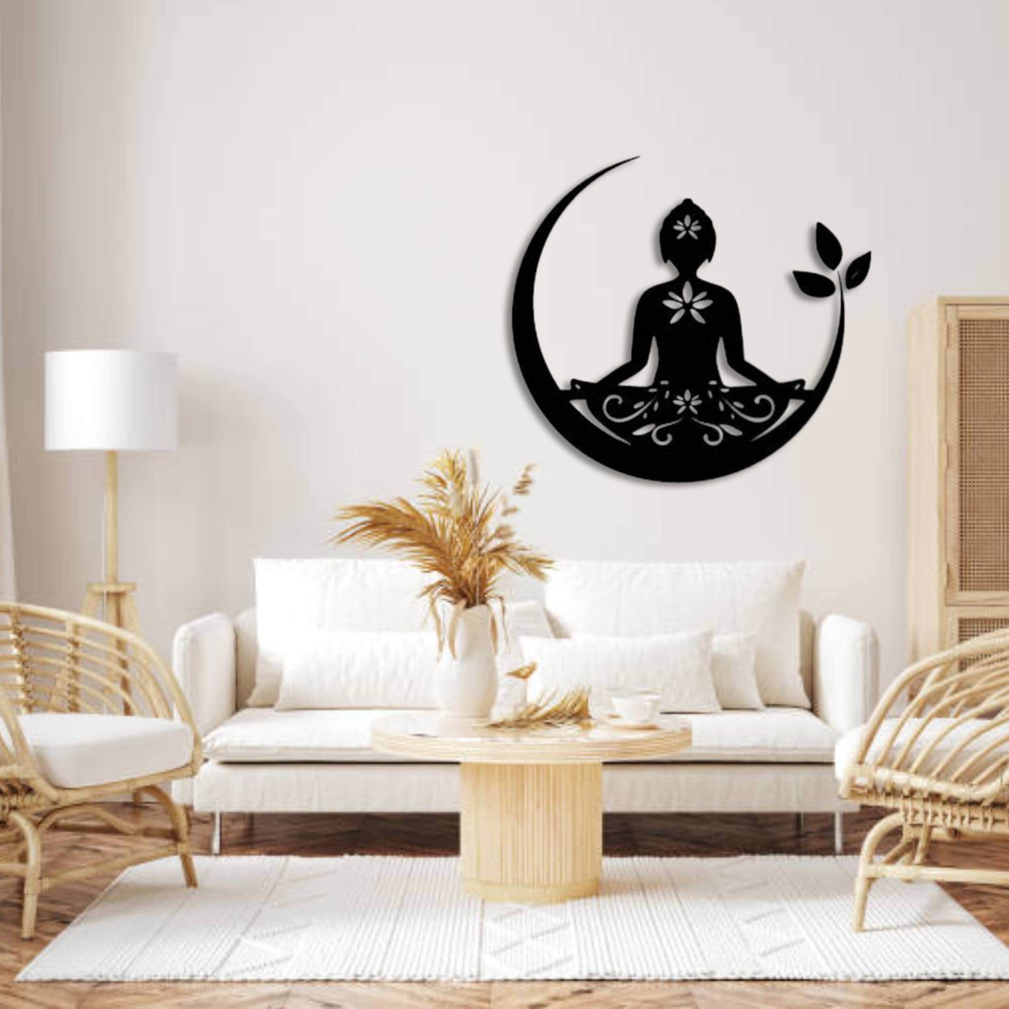 Yoga Wall Decor,metal Yantra Wall Sculpture,etnic Design Wall Art ...
