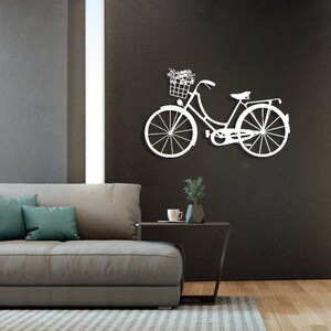 Metal Bicycle Sign for Wall Decoration,bicycle Metal Wall Hanging ...