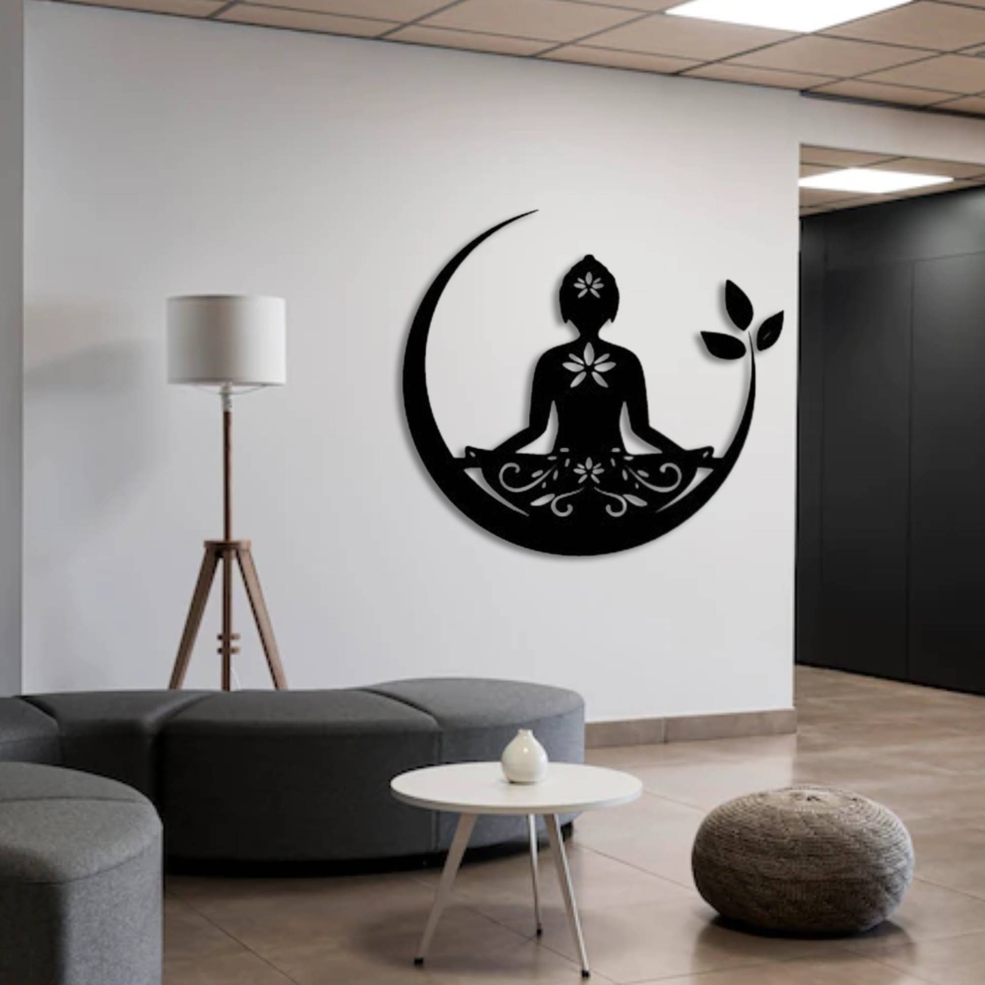 Yoga Wall Decor,metal Yantra Wall Sculpture,etnic Design Wall Art ...