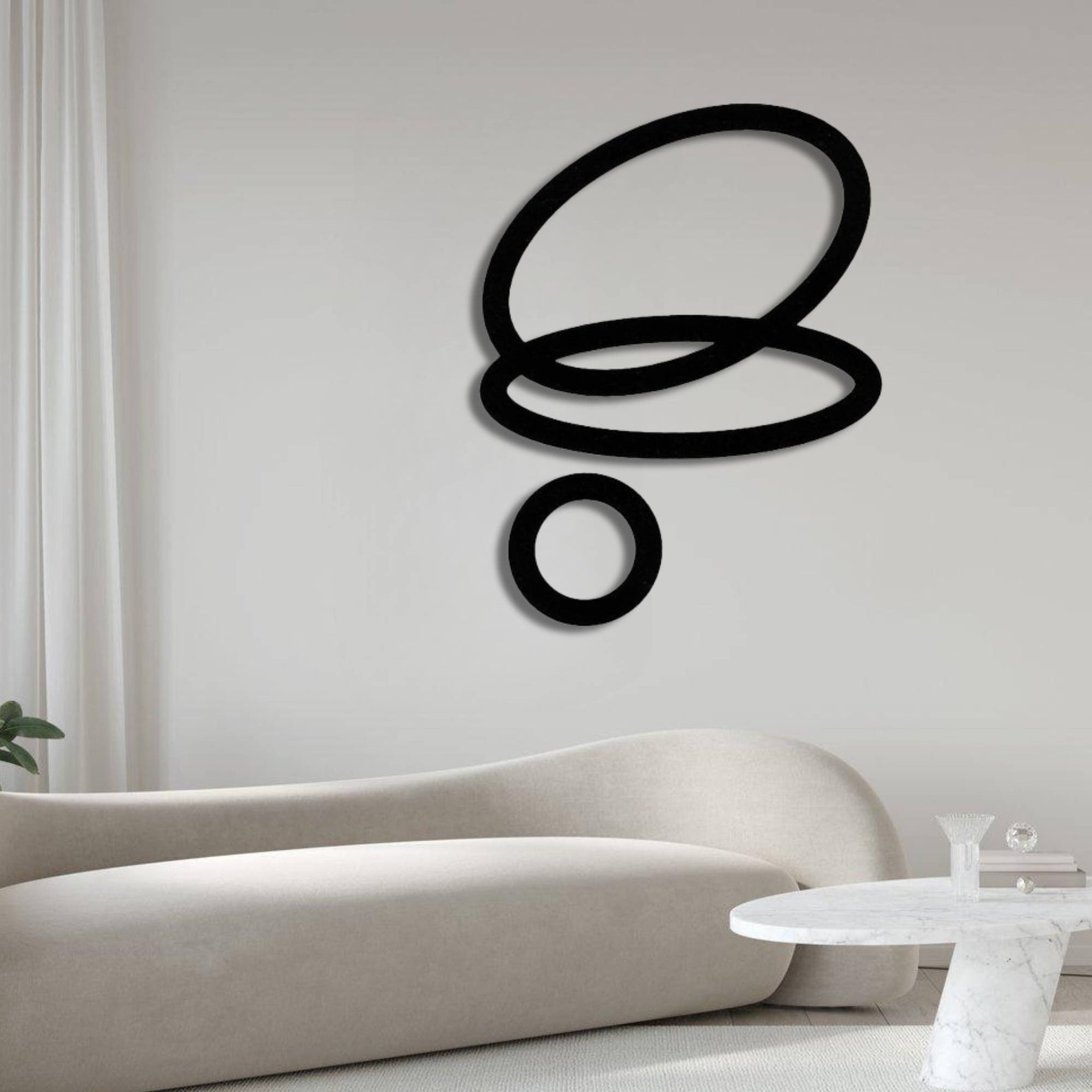 Set of Two Circular Metal Sign Wall Art,metal Sign for Wall,staircase ...