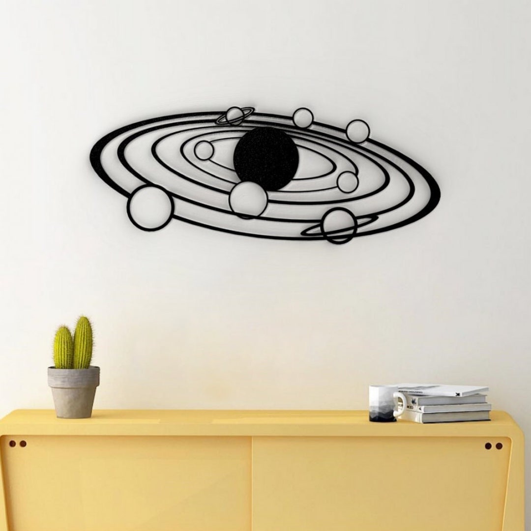 Metal Galaxy Wall Decor, Metal Galaxy Wall Hanging , Solar System Wall