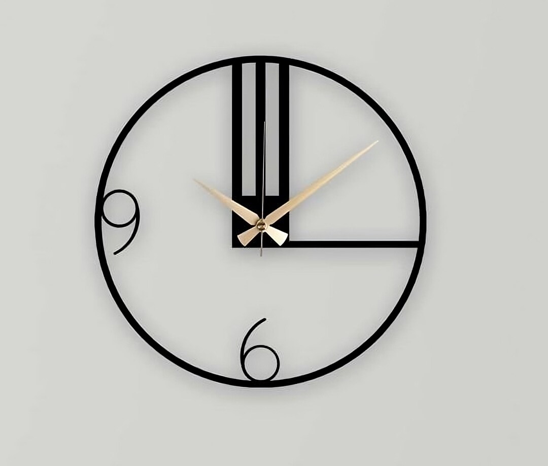 Extra Large Metal Absract Decorative Wall Clock,unique Metal Wall Clock ...