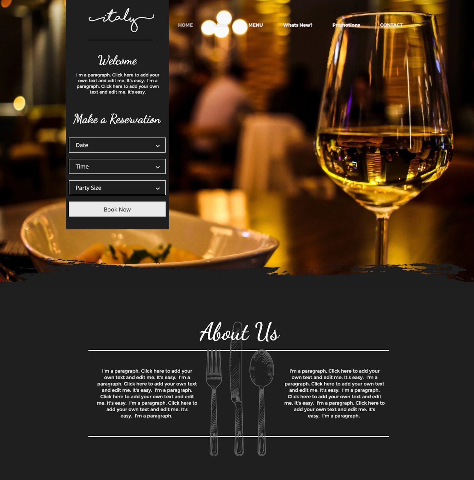 Wix Premium Website Template Restaurant Pro Theme Etsy Wix Premium Website Template Restaurant Pro Theme Etsy