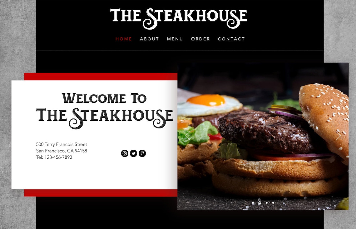 Wix Restaurant Templates Wix Restaurant Templates