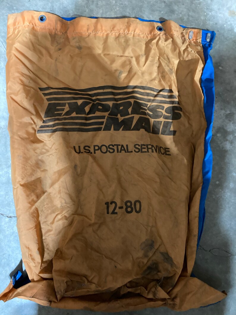 Official USPS Post Office Express Mail Sack Bag Etsy