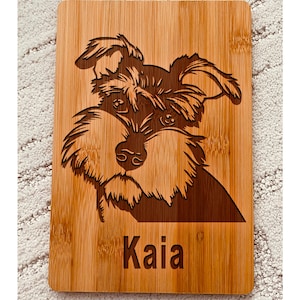 Miniature Schnauzer Cutting Board - Schnauzer Gifts - Schnauzer Gift - Schnauzer Mom - Schnauzer Dad - Schnauzer Memorial