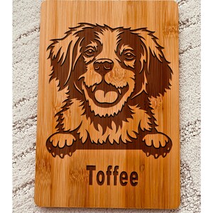 Personalized Springer Spaniel Cutting Board - Laser Engraved - Spaniel Gift - Dog Gift - Dog Remembrance - Spaniel Lover - Dog Lover