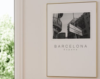 Barcelona Travel Photo Poster - Art Poster - Photo Poster Print - Archival Poster - Fine Art Photograph