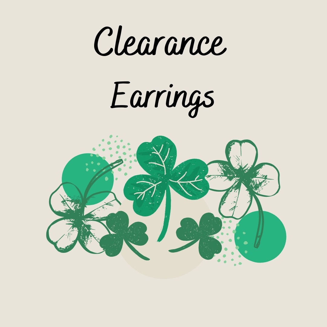 CLEARANCE • Polymer Clay Earrings • Trendy Clay Earrings • Statement Clay Earrings • Clay Earrings Sale • Clearance Clay Earrings