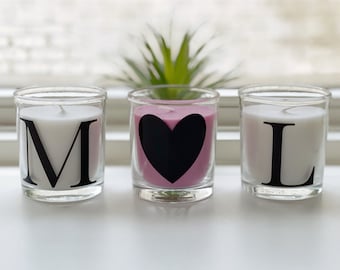 Personalised candle