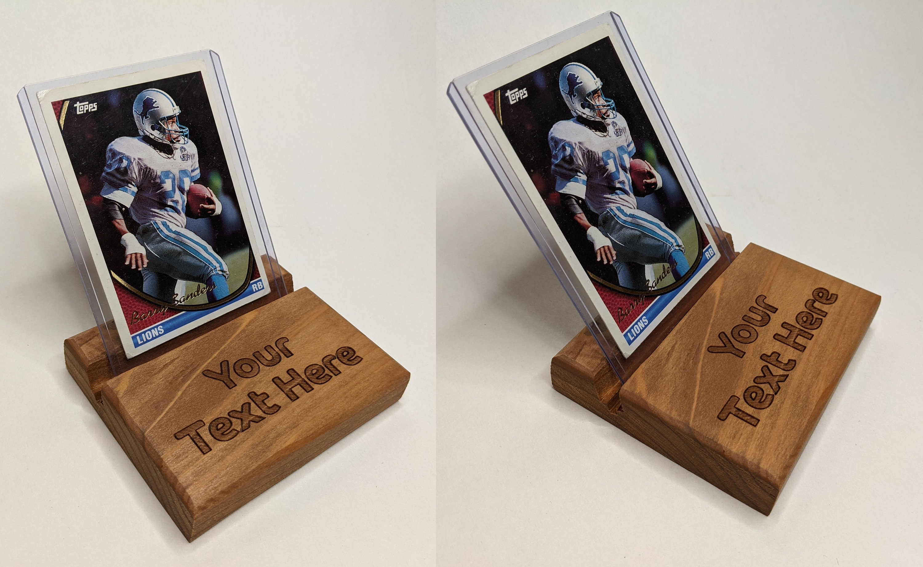 Custom Cedar Baseball/Trading Card Stands Display Holder Etsy